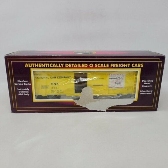 M.T.H. ELECTRIC TRAIN O SCALE REFRIGERATOR NATIONAL CAR COMPANY MT-9402L - Picture 7 of 8